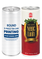 Lon Thiếc In Đựng Nước Sâm 240ml (Φ50/ 52 x 133)